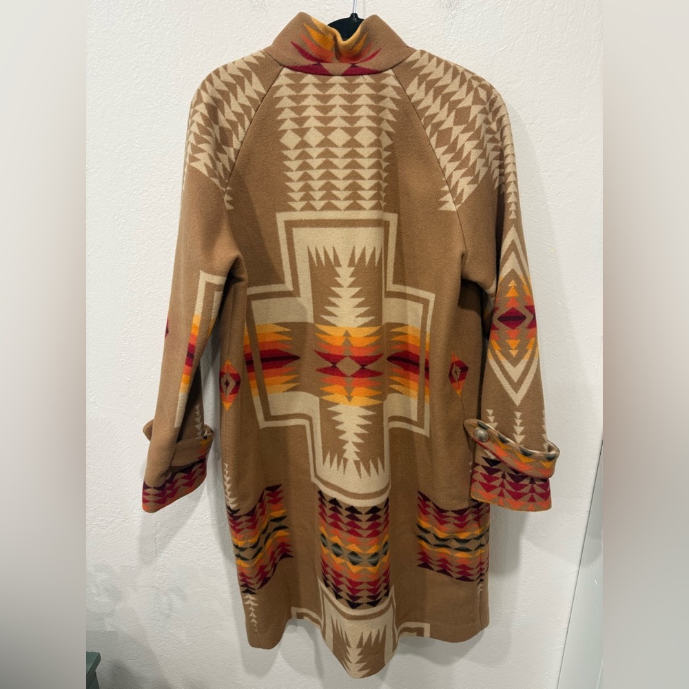 Pendleton Tan Harding Archive Blanket Coat in size Large - Picture 11 of 12